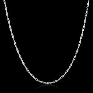 18K White Gold Plated Twisted Roc Chain Necklace, , Golden NYC Jewelry, Golden NYC Jewelry  jewelryjewelry deals, swarovski crystal jewelry, groupon jewelry,, jewelry for mom,