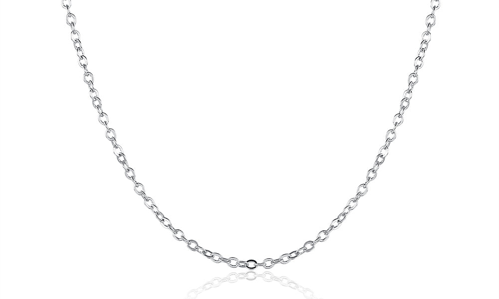 18K White Gold Plated Singapore Chain 18", Necklaces, Golden NYC Jewelry, Golden NYC Jewelry jewelryjewelry deals, swarovski crystal jewelry, groupon jewelry,, jewelry for mom,