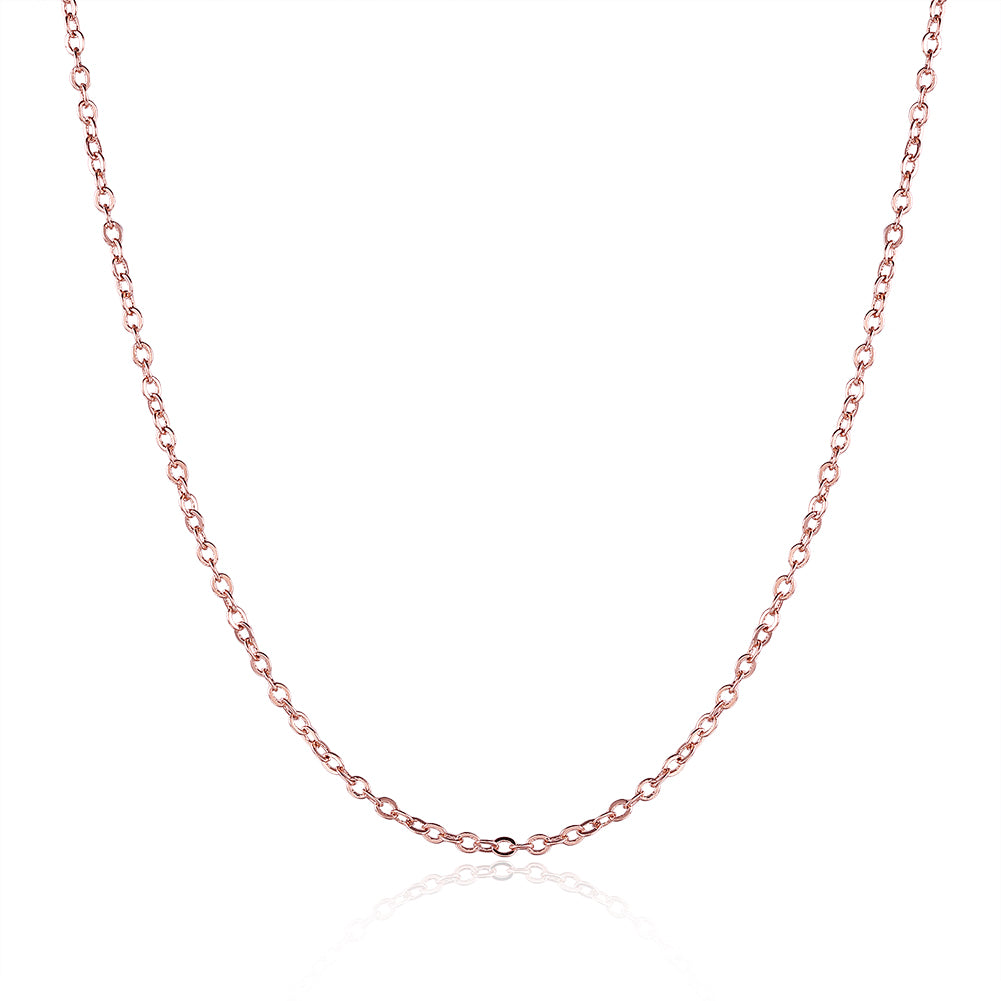 18K Rose Mini Chain Necklace, , Golden NYC Jewelry, Golden NYC Jewelry jewelryjewelry deals, swarovski crystal jewelry, groupon jewelry,, jewelry for mom,