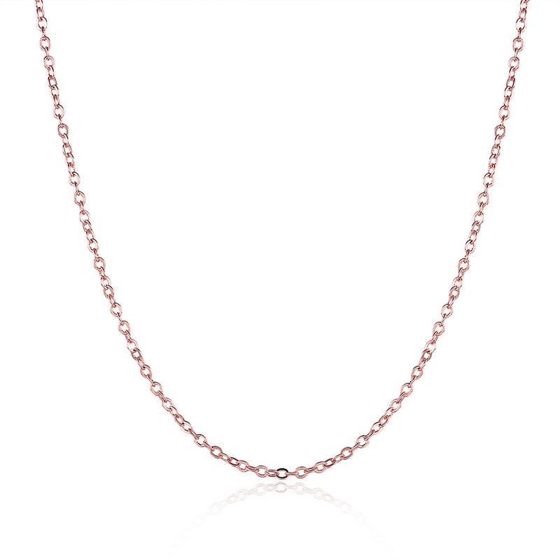 18K Rose Mini Chain Necklace, , Golden NYC Jewelry, Golden NYC Jewelry jewelryjewelry deals, swarovski crystal jewelry, groupon jewelry,, jewelry for mom,