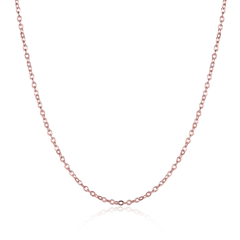 18K Rose Mini Chain Necklace, , Golden NYC Jewelry, Golden NYC Jewelry  jewelryjewelry deals, swarovski crystal jewelry, groupon jewelry,, jewelry for mom,