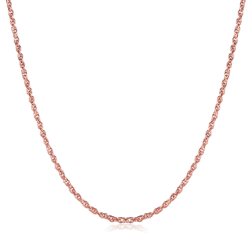 18K Rose Gold Plated Mini Twisted Chain Necklace, , Golden NYC Jewelry, Golden NYC Jewelry jewelryjewelry deals, swarovski crystal jewelry, groupon jewelry,, jewelry for mom,