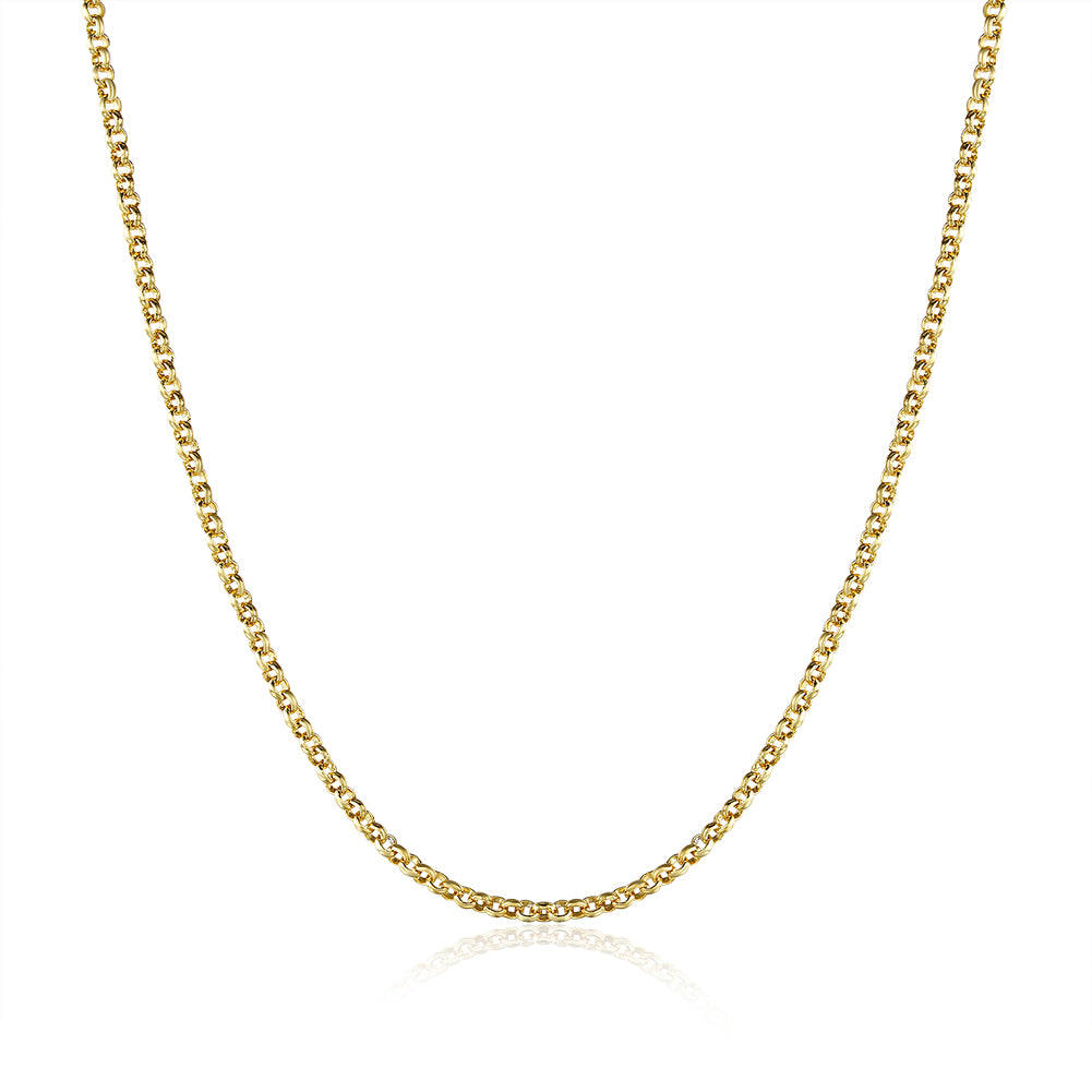 18K Gold Plated Classic New York Chain Link Necklace, , Golden NYC Jewelry, Golden NYC Jewelry jewelryjewelry deals, swarovski crystal jewelry, groupon jewelry,, jewelry for mom,