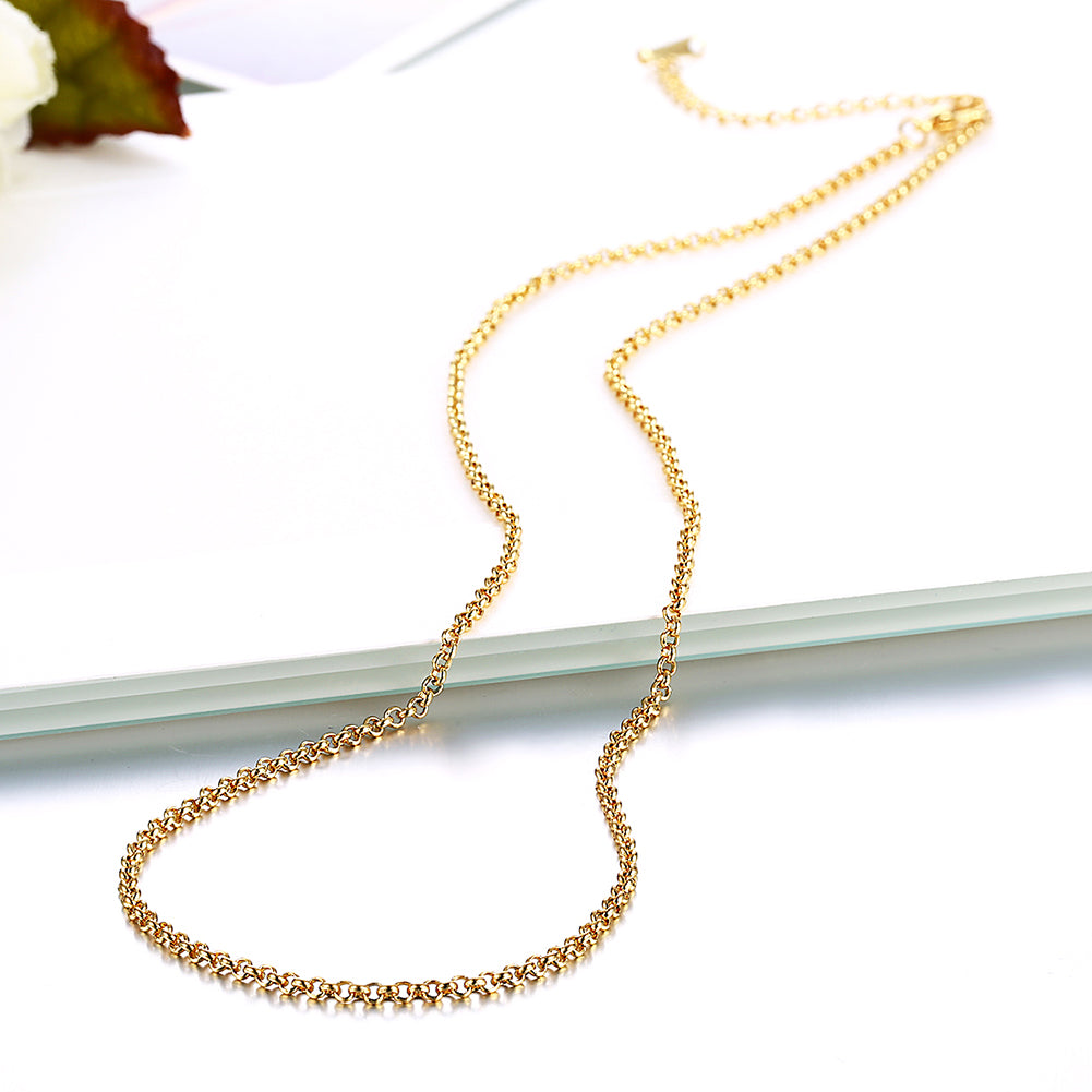 18K Gold Plated Classic New York Chain Link Necklace, , Golden NYC Jewelry, Golden NYC Jewelry jewelryjewelry deals, swarovski crystal jewelry, groupon jewelry,, jewelry for mom,