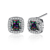 Swarovski Elements Mystic Topaz Stud Earrings