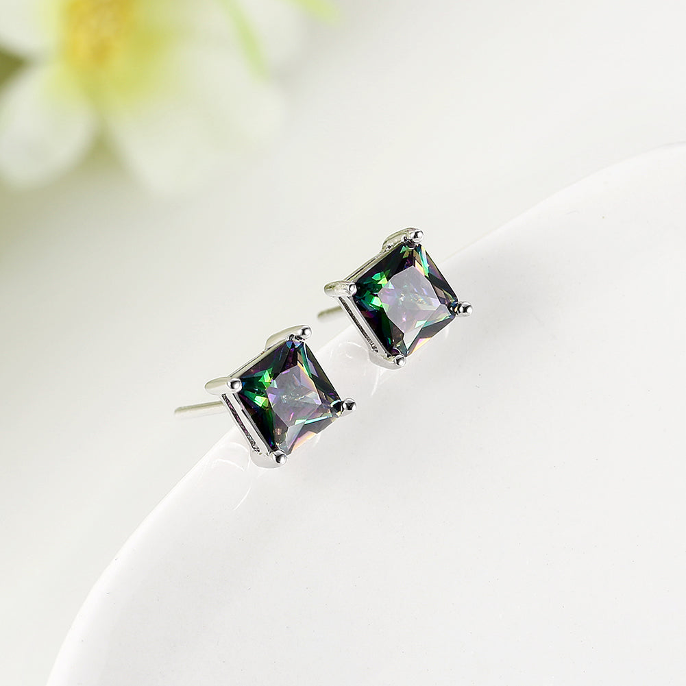 Classic Shaped Mystic Topaz Stud Earrings, Earring, Golden NYC Jewelry, Golden NYC Jewelry jewelryjewelry deals, swarovski crystal jewelry, groupon jewelry,, jewelry for mom, 