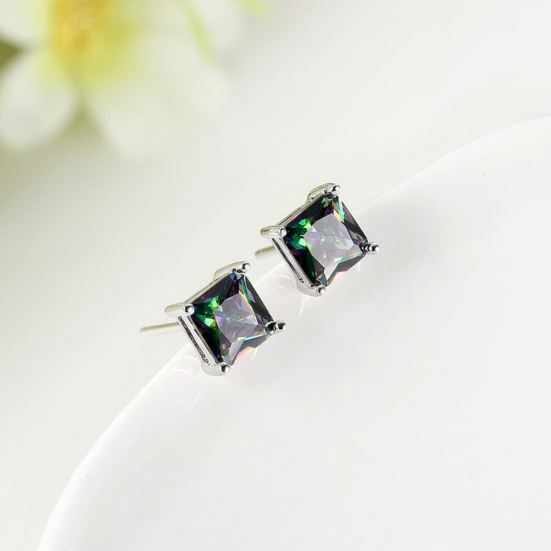 Classic Shaped Mystic Topaz Stud Earrings, Earring, Golden NYC Jewelry, Golden NYC Jewelry jewelryjewelry deals, swarovski crystal jewelry, groupon jewelry,, jewelry for mom, 