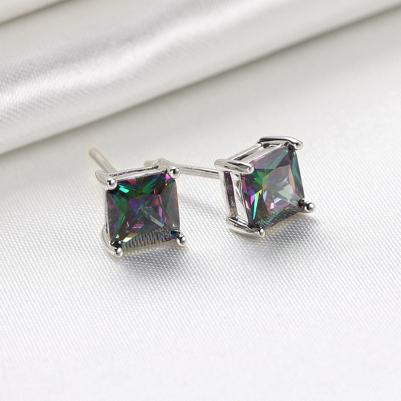 Classic Shaped Mystic Topaz Stud Earrings, Earring, Golden NYC Jewelry, Golden NYC Jewelry jewelryjewelry deals, swarovski crystal jewelry, groupon jewelry,, jewelry for mom, 