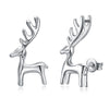 18K Gold Plated Classic Reindeer Design Stud Earrings - Three Options Available, , Golden NYC Jewelry, Golden NYC Jewelry jewelryjewelry deals, swarovski crystal jewelry, groupon jewelry,, jewelry for mom,