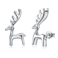 18K Gold Plated Classic Reindeer Design Stud Earrings - Three Options Available, , Golden NYC Jewelry, Golden NYC Jewelry jewelryjewelry deals, swarovski crystal jewelry, groupon jewelry,, jewelry for mom,