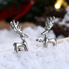 Santa's Reindeers Stud Earrings