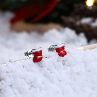 Christmas Red Stocking Stud Earrings, Earring, Golden NYC Jewelry, Golden NYC Jewelry jewelryjewelry deals, swarovski crystal jewelry, groupon jewelry,, jewelry for mom, 
