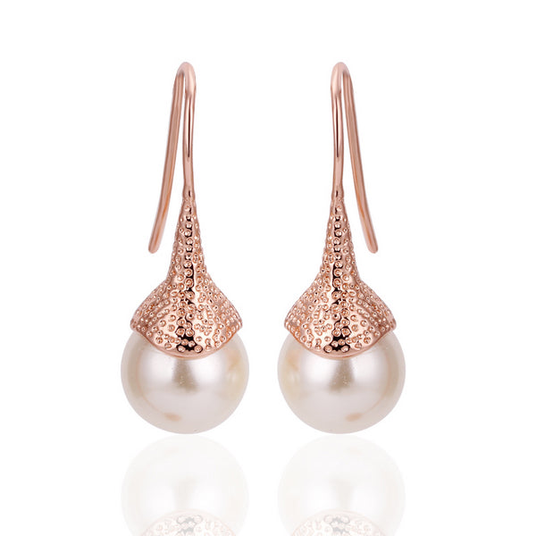 Freshwater Pearl Dangling Thin Earrings, Earring, Golden NYC Jewelry, Golden NYC Jewelry  jewelryjewelry deals, swarovski crystal jewelry, groupon jewelry,, jewelry for mom, 