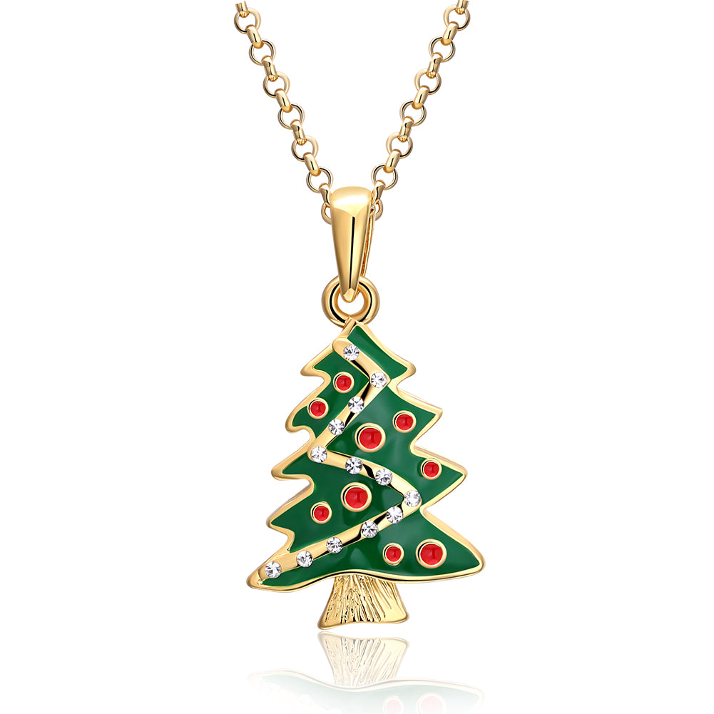 14K Gold Plating Elements Reindeer Necklace- Multiple Options Available