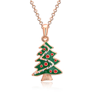 18K Gold Plated Christmas Tree Swarovski Necklace - Three Options Available, , Golden NYC Jewelry, Golden NYC Jewelry  jewelryjewelry deals, swarovski crystal jewelry, groupon jewelry,, jewelry for mom,