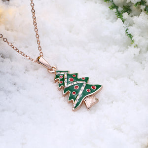 18K Gold Plated Christmas Tree Swarovski Necklace - Three Options Available, , Golden NYC Jewelry, Golden NYC Jewelry  jewelryjewelry deals, swarovski crystal jewelry, groupon jewelry,, jewelry for mom,