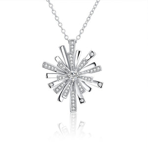 Swarovski Crystal Snowflake Necklace - Golden NYC Jewelry www.goldennycjewelry.com fashion jewelry for women