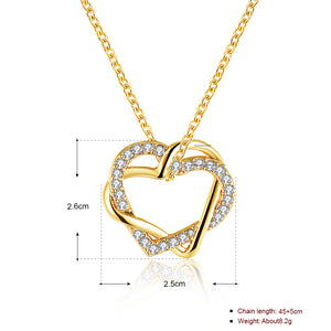 My Golden Heart Necklace in 18K Gold Plated