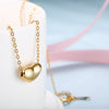 Smooth Heart Necklace in 18K Gold Plated