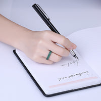 Green Swarovski Two-Lining Ring in Black Gun Plating, , Golden NYC Jewelry, Golden NYC Jewelry jewelryjewelry deals, swarovski crystal jewelry, groupon jewelry,, jewelry for mom, 