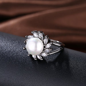 Freshwater Pearl Blossoming Cocktail Ring, , Golden NYC Jewelry, Golden NYC Jewelry  jewelryjewelry deals, swarovski crystal jewelry, groupon jewelry,, jewelry for mom, 