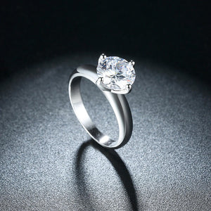 1.75 ct Round Swarovski Crystal Princess Engagement Ring, Rings, Golden NYC Jewelry, Golden NYC Jewelry  jewelryjewelry deals, swarovski crystal jewelry, groupon jewelry,, jewelry for mom,