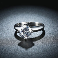 1.75 ct Round Swarovski Crystal Princess Engagement Ring, Rings, Golden NYC Jewelry, Golden NYC Jewelry jewelryjewelry deals, swarovski crystal jewelry, groupon jewelry,, jewelry for mom,