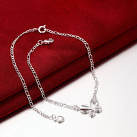 Butterfly Anklet in 18K White Gold Plated, Anklet, Golden NYC Jewelry, Golden NYC Jewelry jewelryjewelry deals, swarovski crystal jewelry, groupon jewelry,, jewelry for mom,
