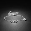Tree of Life Anklet in 18K White Gold Plated