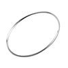 Thin Bangle in 18K White Gold Plated