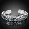 Silver Filigree Open Cuff Bangle