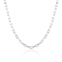 18K White Gold Plated Mariner Chain Necklace, , Golden NYC Jewelry, Golden NYC Jewelry jewelryjewelry deals, swarovski crystal jewelry, groupon jewelry,, jewelry for mom,