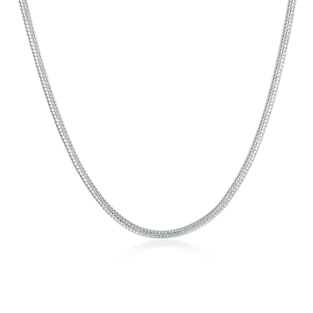 18K White Gold Plated Thick Cut Chain Necklace, , Golden NYC Jewelry, Golden NYC Jewelry jewelryjewelry deals, swarovski crystal jewelry, groupon jewelry,, jewelry for mom,