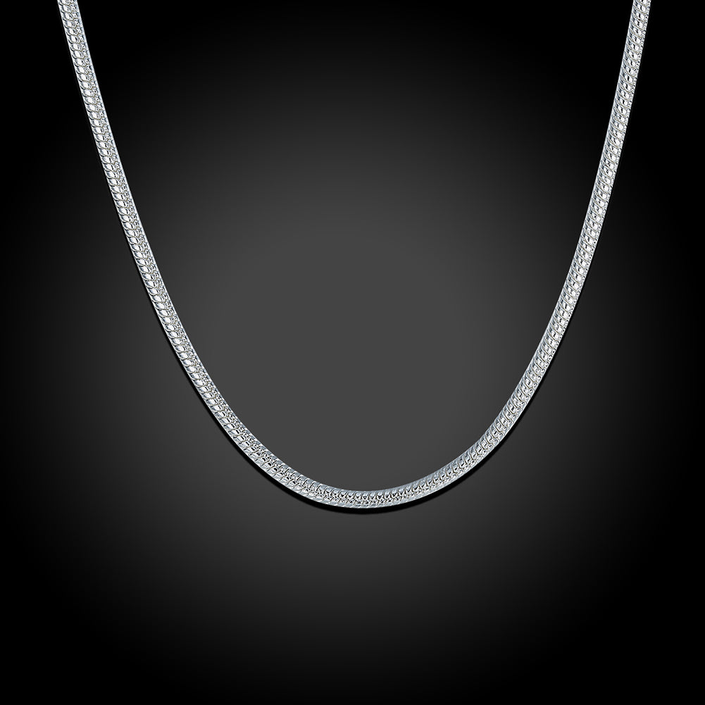 18K White Gold Plated Thick Cut Chain Necklace, , Golden NYC Jewelry, Golden NYC Jewelry jewelryjewelry deals, swarovski crystal jewelry, groupon jewelry,, jewelry for mom,