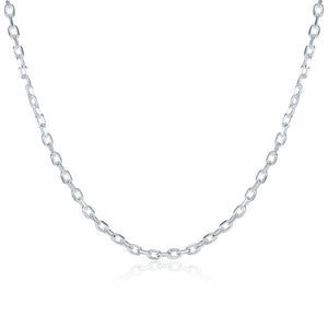 18K White Gold Plated  Mini Link Chain Necklace, , Golden NYC Jewelry, Golden NYC Jewelry  jewelryjewelry deals, swarovski crystal jewelry, groupon jewelry,, jewelry for mom,