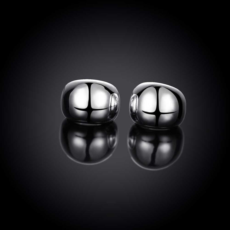 C Cuff Hoop Earring in 18K White Gold Plated, Earring, Golden NYC Jewelry, Golden NYC Jewelry jewelryjewelry deals, swarovski crystal jewelry, groupon jewelry,, jewelry for mom,