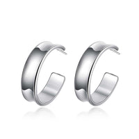 C Studs Stud Earring in 18K White Gold Plated, Earring, Golden NYC Jewelry, Golden NYC Jewelry jewelryjewelry deals, swarovski crystal jewelry, groupon jewelry,, jewelry for mom,