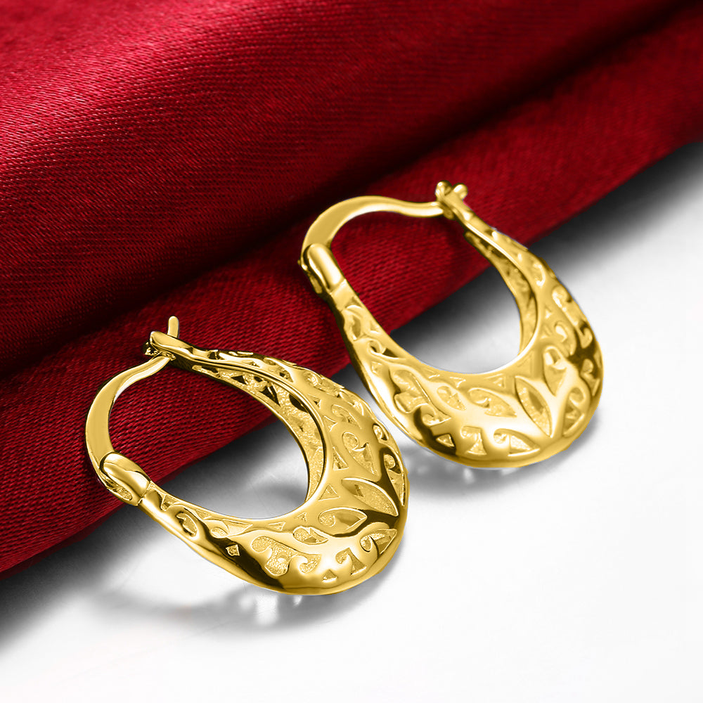 Filigree Leverback French Lock Earringin 18K Gold Plated, Earring, Golden NYC Jewelry, Golden NYC Jewelry jewelryjewelry deals, swarovski crystal jewelry, groupon jewelry,, jewelry for mom,