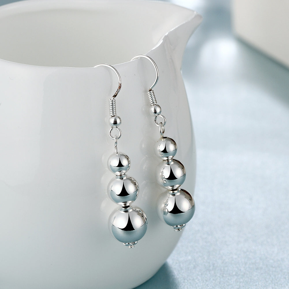 4 PC Drop Earring in 18K White Gold Plated, Earring, Golden NYC Jewelry, Golden NYC Jewelry jewelryjewelry deals, swarovski crystal jewelry, groupon jewelry,, jewelry for mom,