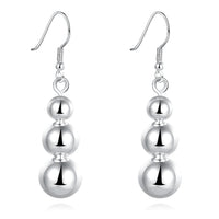 4 PC Drop Earring in 18K White Gold Plated, Earring, Golden NYC Jewelry, Golden NYC Jewelry jewelryjewelry deals, swarovski crystal jewelry, groupon jewelry,, jewelry for mom,