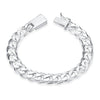 Silver Curb Chain Bracelet