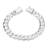 Silver Curb Chain Bracelet