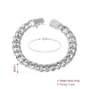 Laser Cut Chain Bracelet in 18K White Gold Plated