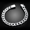 Silver Italian Curb Chain Bracelet