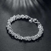 Silver Byzantine Mesh Knot Bracelet