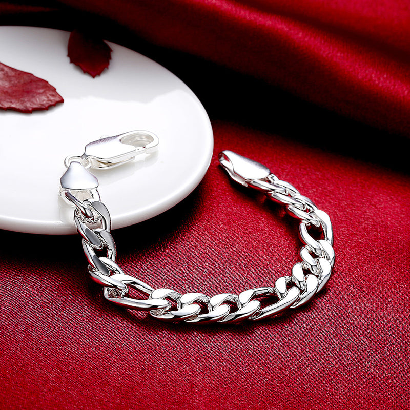 Silver Thick Cut Curb Chain