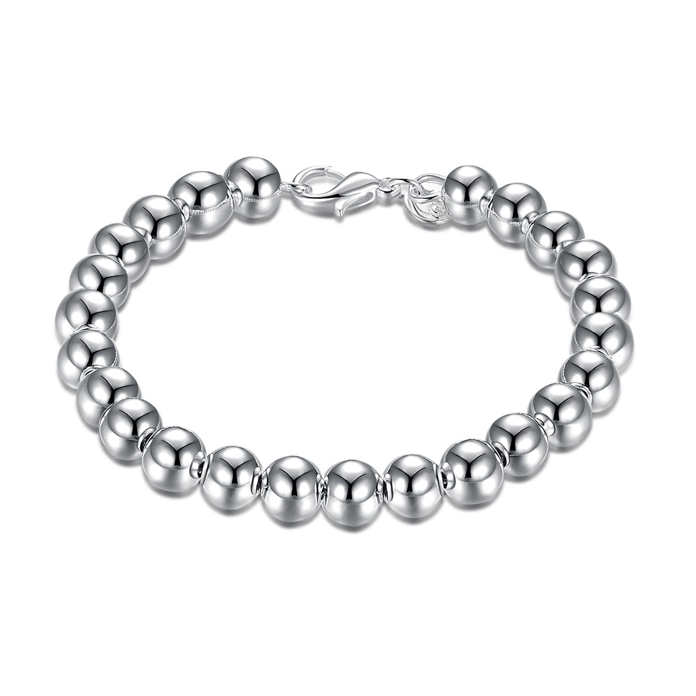 Ball Bracelet in 18K White Gold Plated, Bracelet, Golden NYC Jewelry, Golden NYC Jewelry jewelryjewelry deals, swarovski crystal jewelry, groupon jewelry,, jewelry for mom,