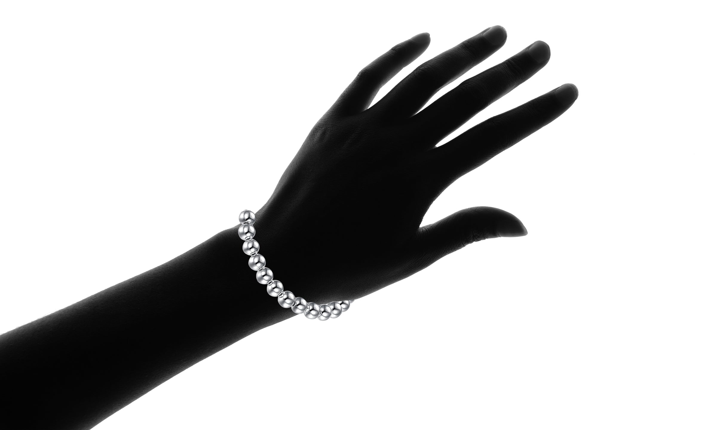 Ball Bracelet in 18K White Gold Plated, Bracelet, Golden NYC Jewelry, Golden NYC Jewelry jewelryjewelry deals, swarovski crystal jewelry, groupon jewelry,, jewelry for mom,