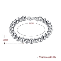 Ball Bracelet in 18K White Gold Plated, Bracelet, Golden NYC Jewelry, Golden NYC Jewelry jewelryjewelry deals, swarovski crystal jewelry, groupon jewelry,, jewelry for mom,