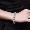 Shiny Ball Bracelet in 18K White Gold Plated